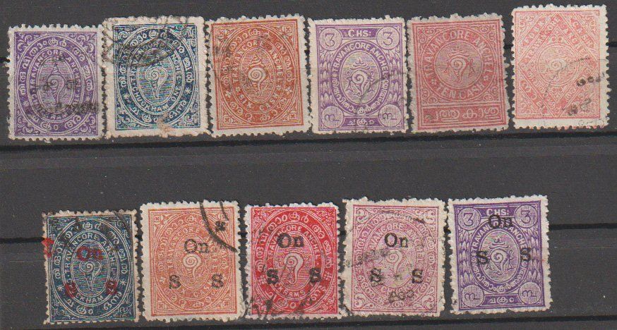 Tutti i francobolli: GB :Travancore – Usato da Crans-Montana venduto da kira56