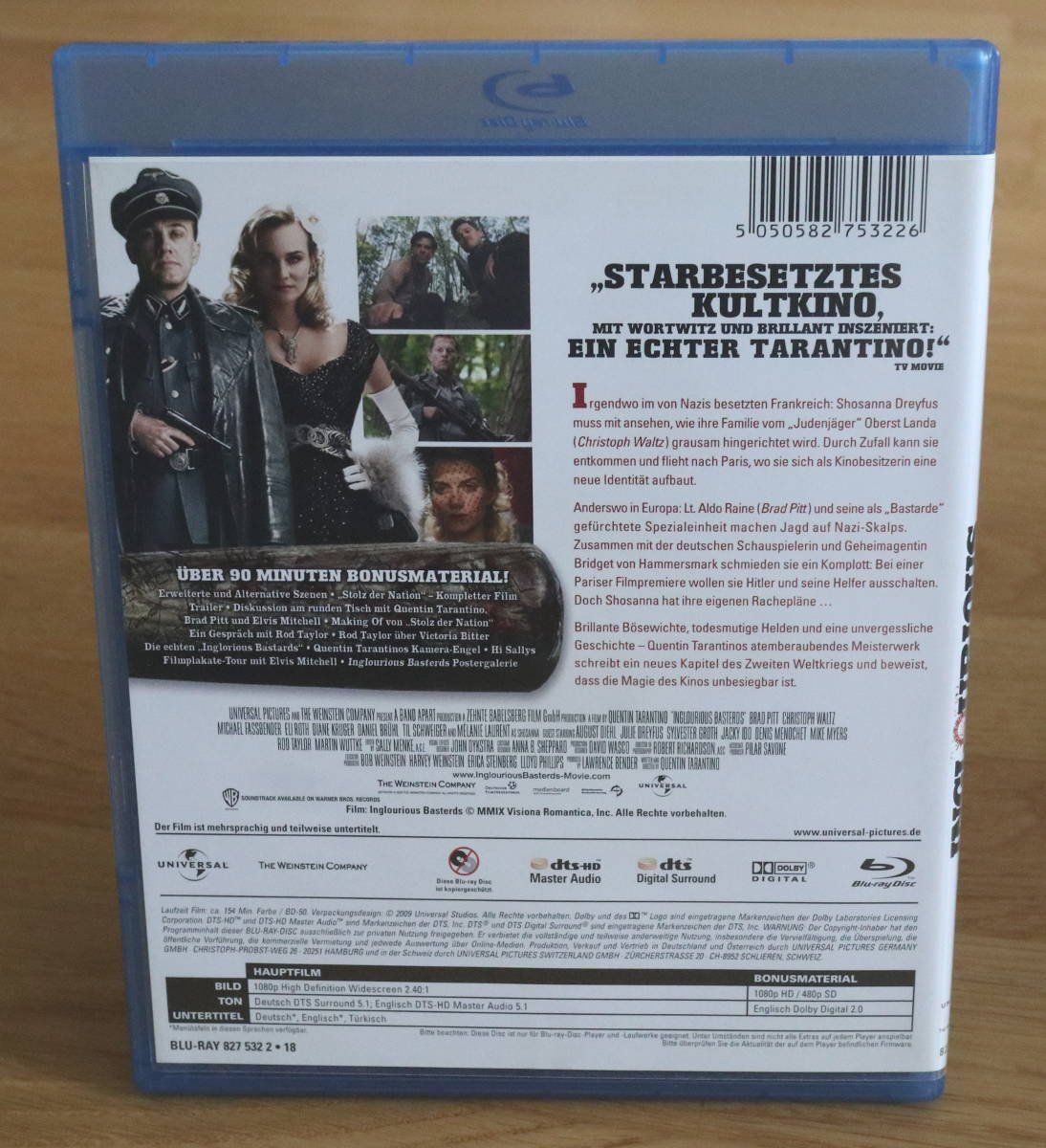 Tous les DVDs: Inglorious Basterds (Quentin Tarantino) – D'occasion à Wabern par orange_weasel 1