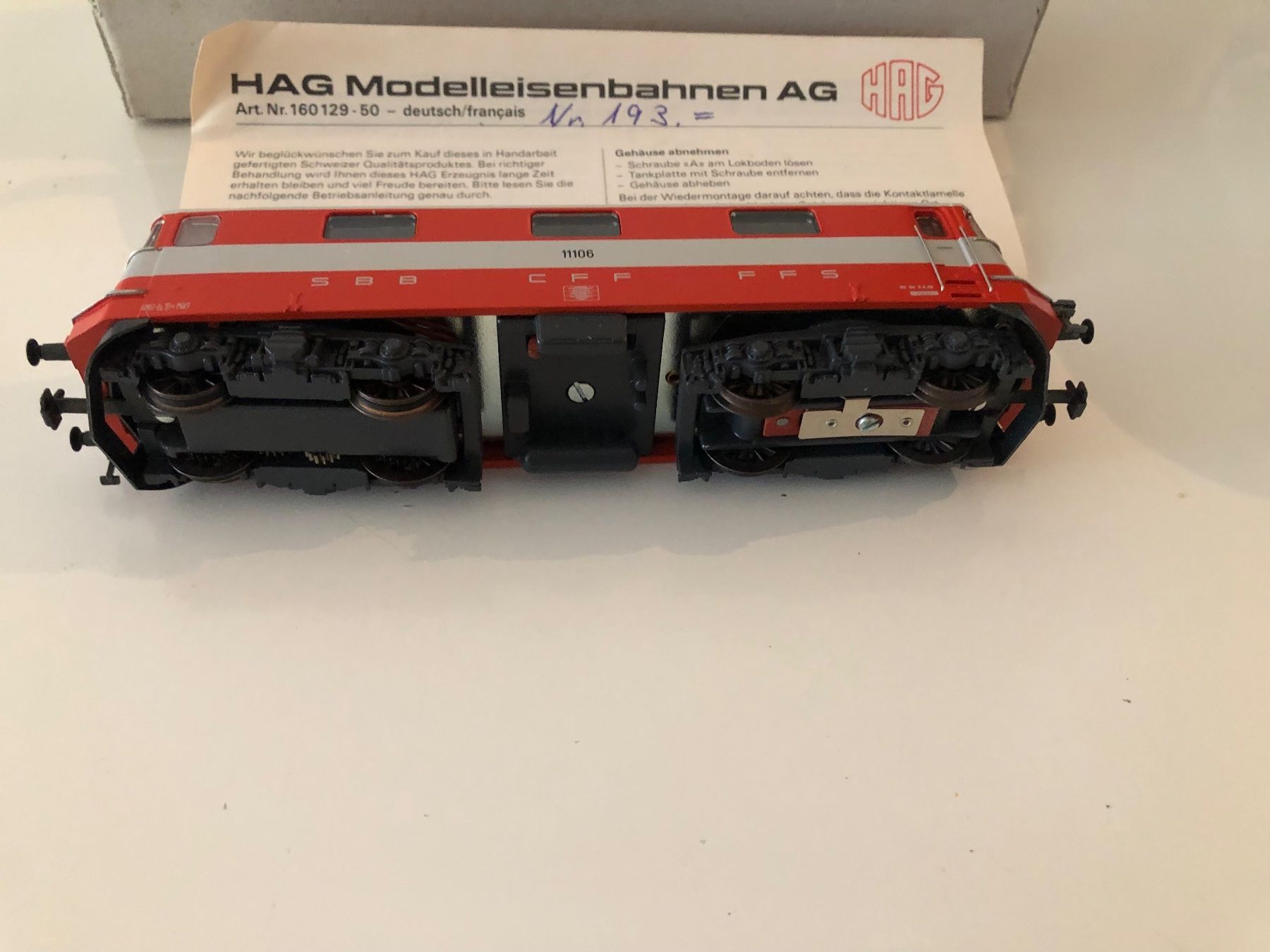 Hag Modelleisenbahnen: HAG 193 NEU – Neu (gemäss Beschreibung) aus Ostermundigen von Garmin03 1