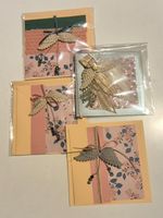 4er SET, Glückwunschkarten für Geburt, Taufe, Schutzengel
