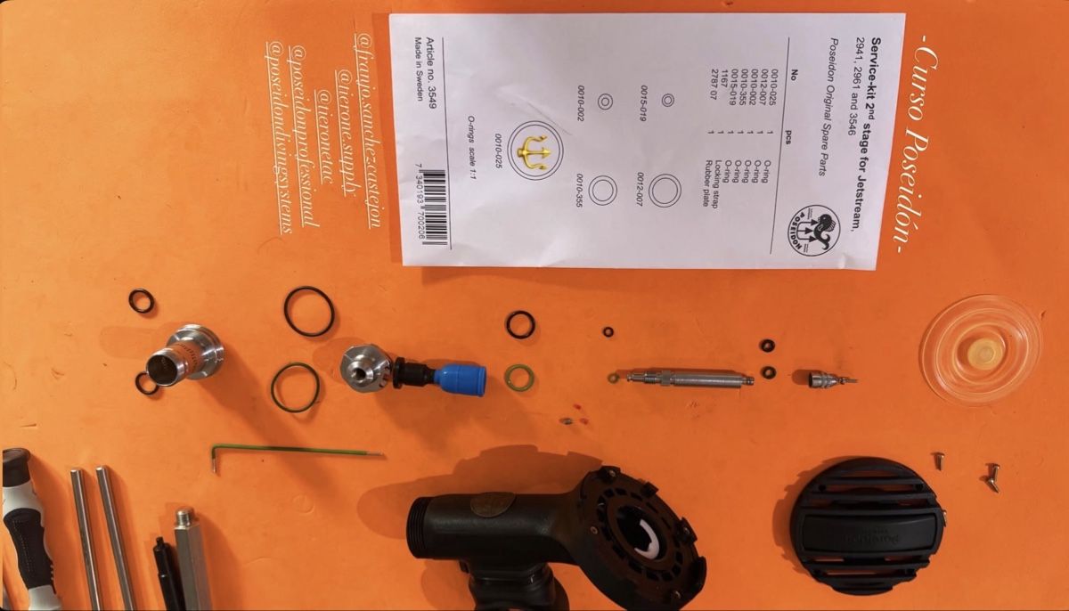 Poseidon Atemregler & Jackets: Poseidon Jetstream regulator service kit and parts – Gebraucht aus Mammern von pet_vbz9 3