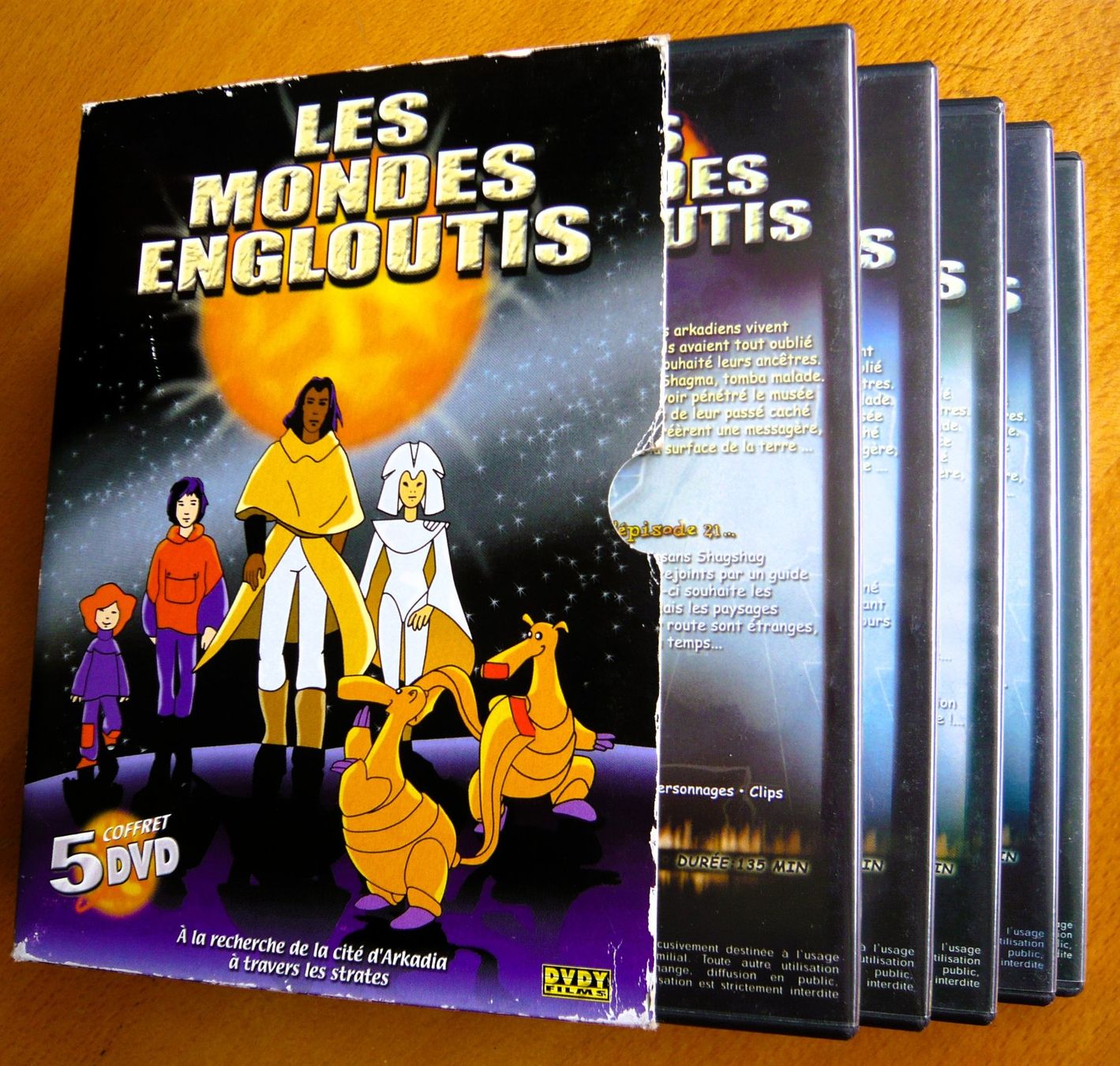 Tutti i DVDs: DVD Intégrale Les Mondes engloutis, VF – Usato da Onex venduto da Jaguar1986