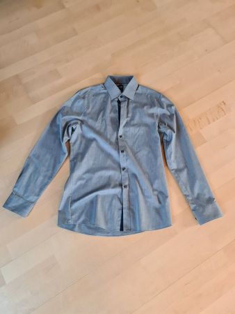 Hemd Olymp Grösse 40 silbergrau