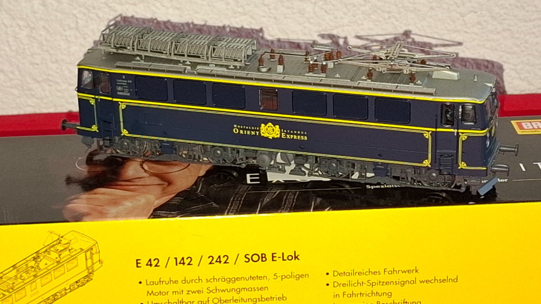 Brawa Modelleisenbahnen: Brawa : Ae 477  " Orient Express " AC, Digital, selten – Gebraucht aus Märwil von Siebenzipfel