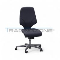 2× Giroflex 64 Bürostühle Anthrazit ohne Armlehnen
