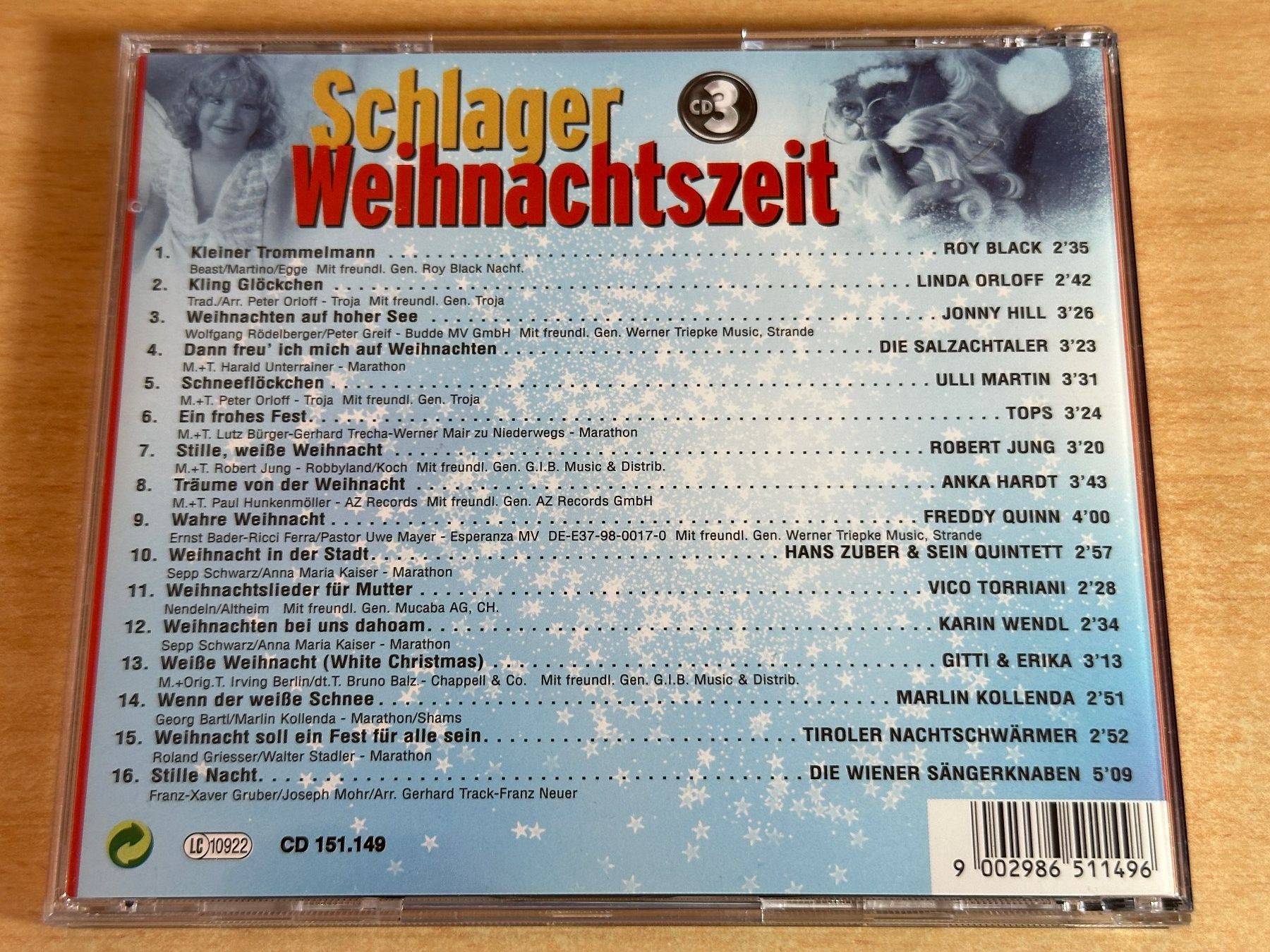 CD: Various - Schlager Weihnachtszeit - 3 CD – Usato da Rikon im Tösstal venduto da Alpenmutz 5