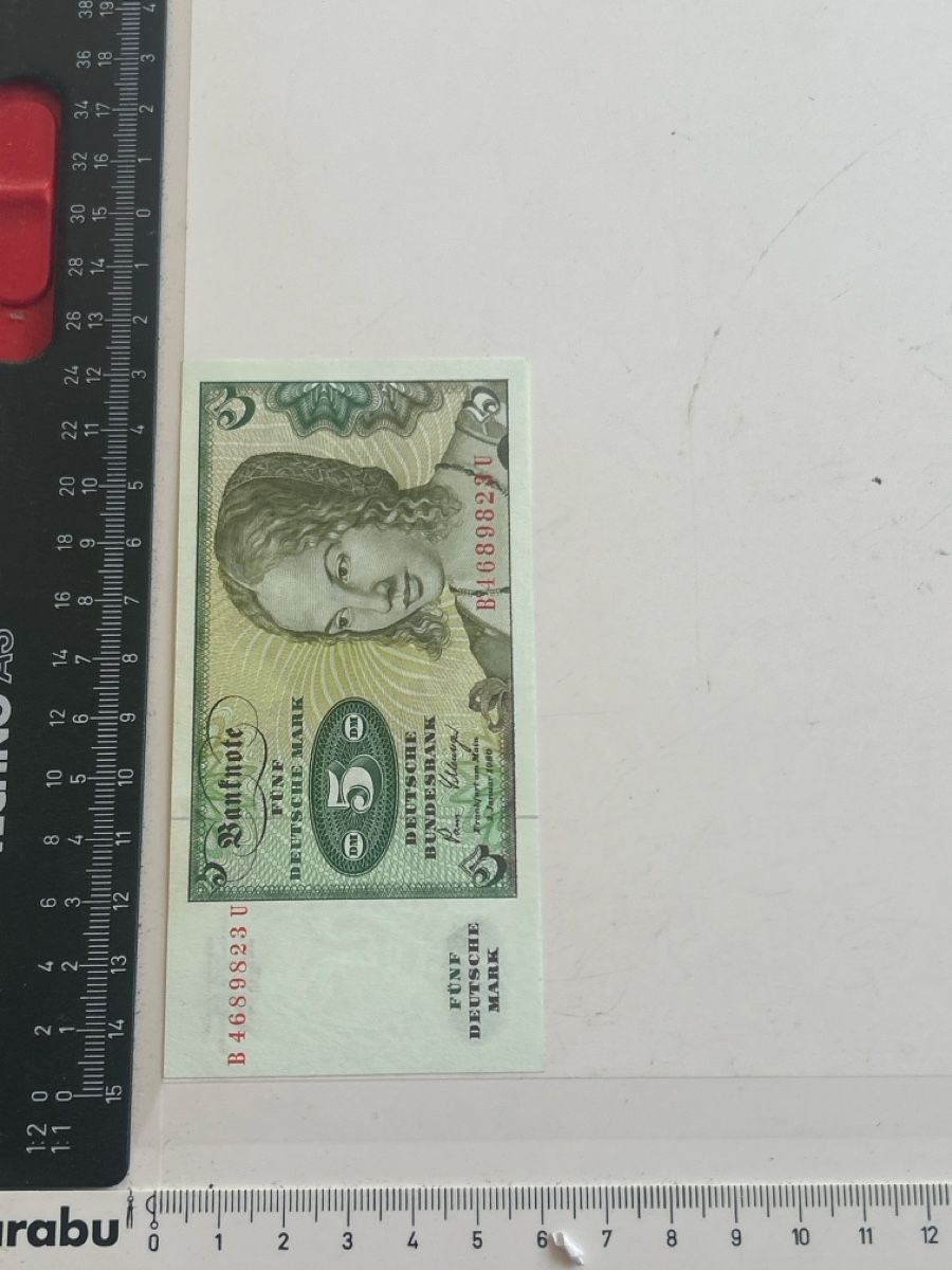 Banconote: Fünf Deutsche Mark Banknote (S28) – Usato da Neuenhof venduto da SchnaeppliAllerlei 2