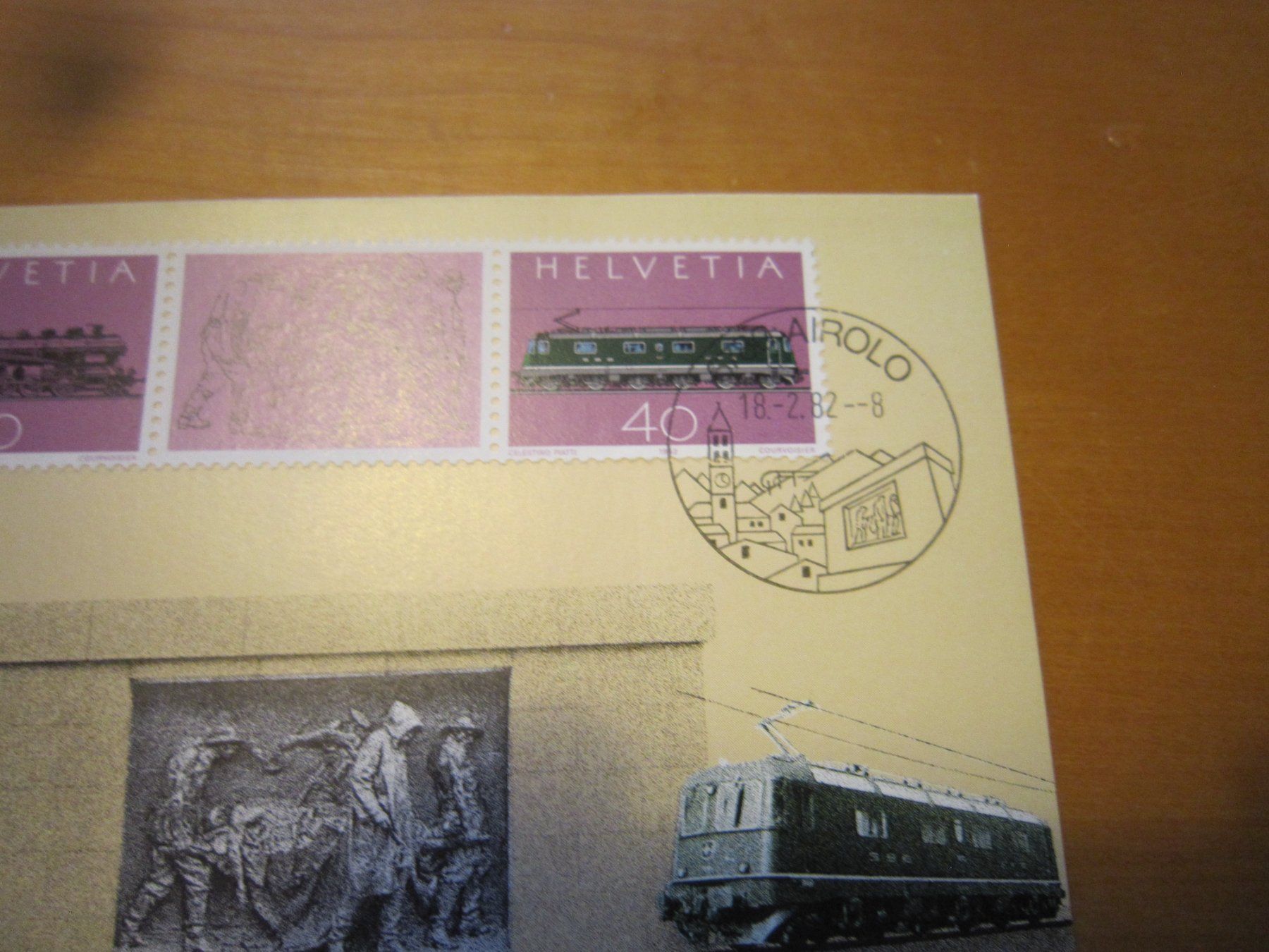 Alle Briefmarken: 1982 / 1980 AIROLO  schöne Belege – Gebraucht aus Gordola von Polentaefung 2