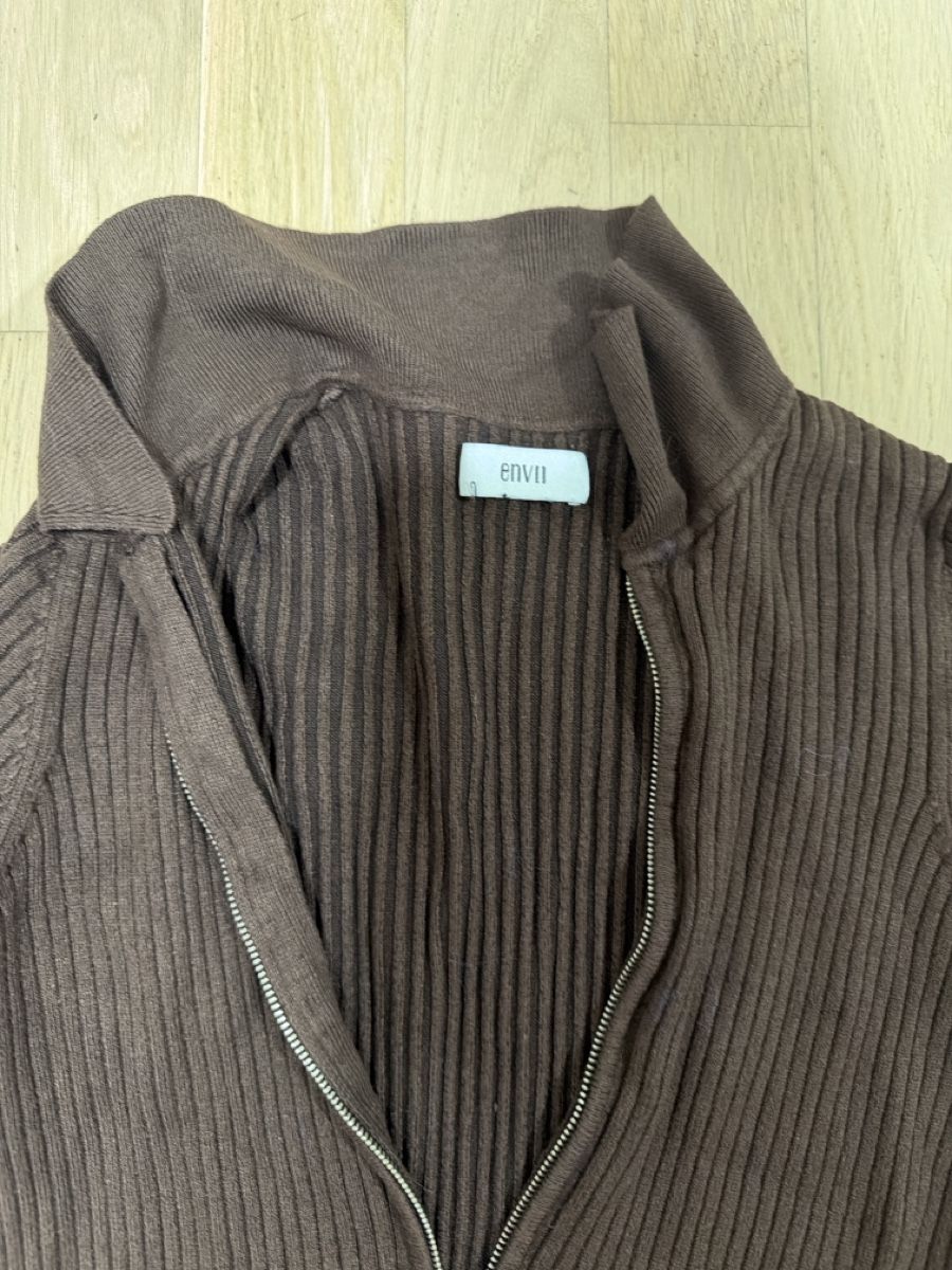 Kleider: Envii Rippstrickkleid braun, Grösse  – Gebraucht aus Effretikon von MaisonNade 2