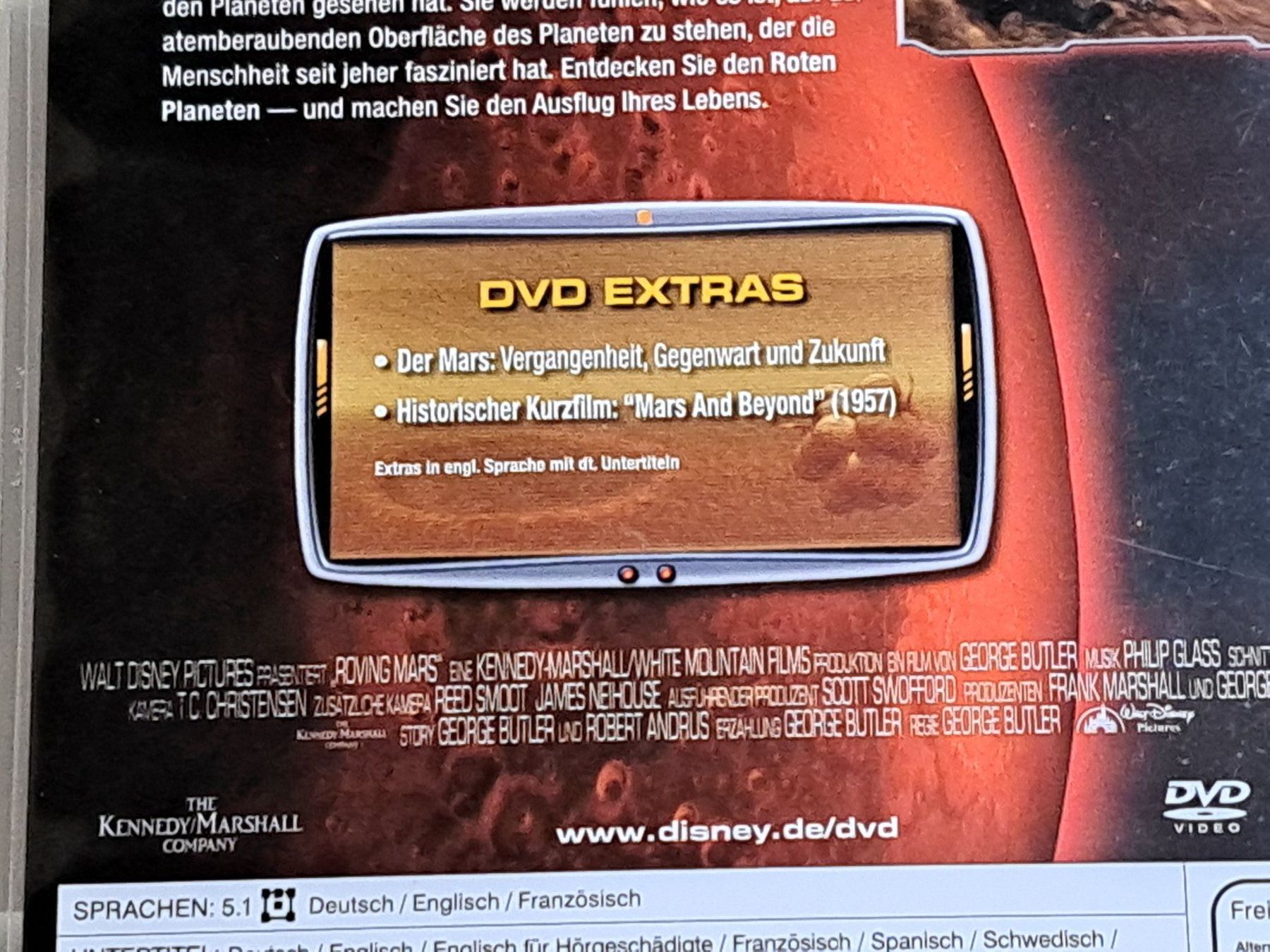 Alle DVDs: DVD Der rote Planet, Expedition Mars, Walt Disney – Neu (gemäss Beschreibung) aus Unterseen von Kanica 3