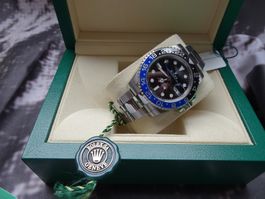 Rolex GMT Master II *BATMAN* B&P *Full-Set von 2016* (A)