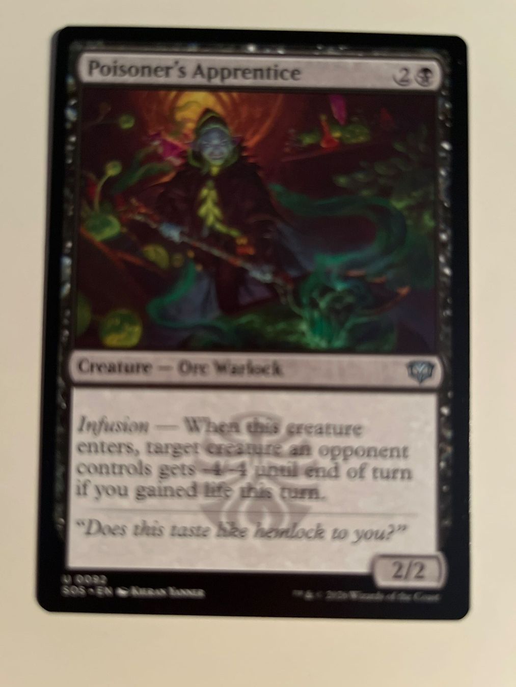 Magic The Gathering Sammelbilder & Trading cards: 1 x Poisoner's Apprentice - Magic: The Gathering - MtG – Gebraucht aus Kriens von Shadi1980