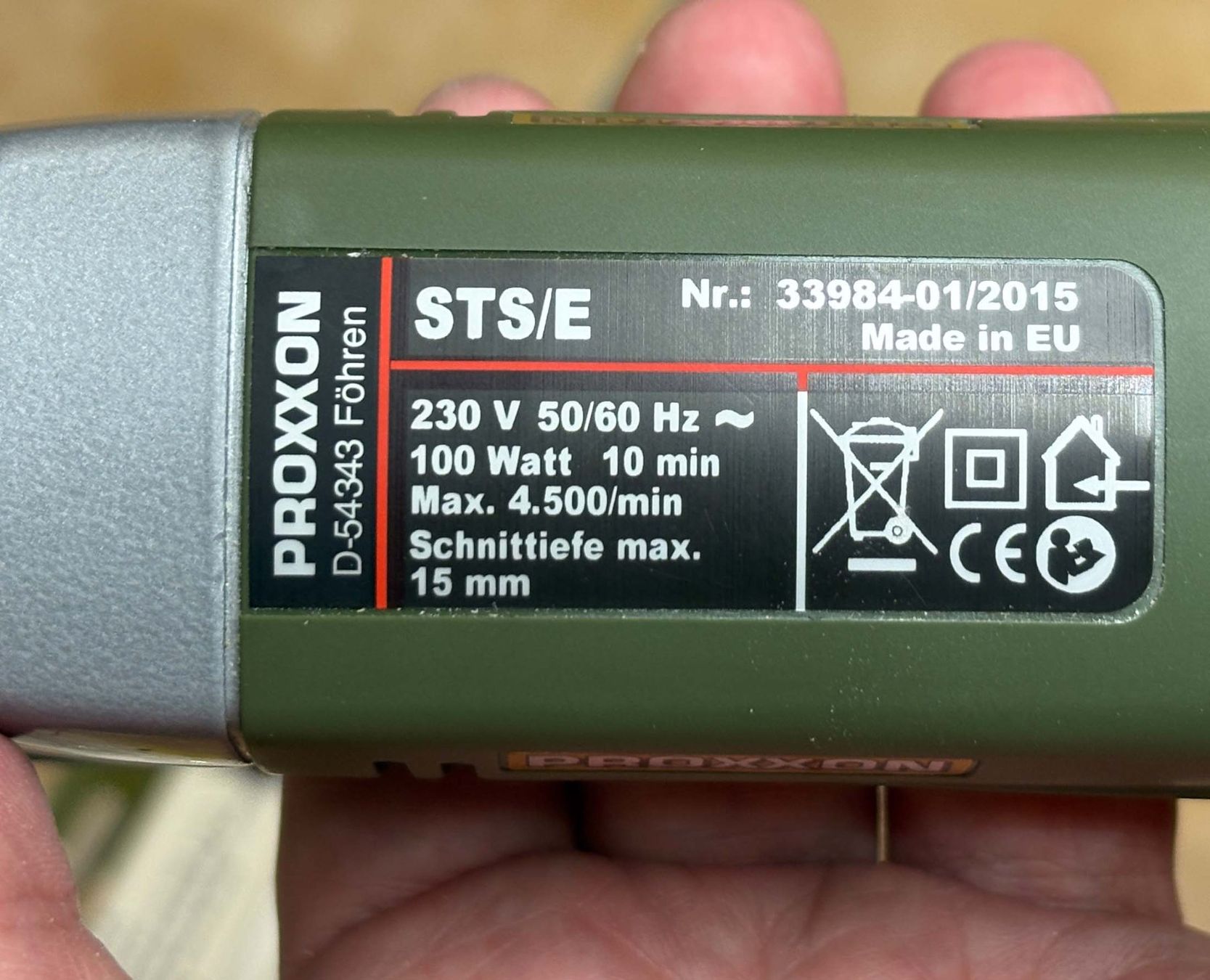 Proxxon Tutte le macchine: Proxxon-Stichsäge STS/E – Usato da Frick venduto da TOMAPO 8