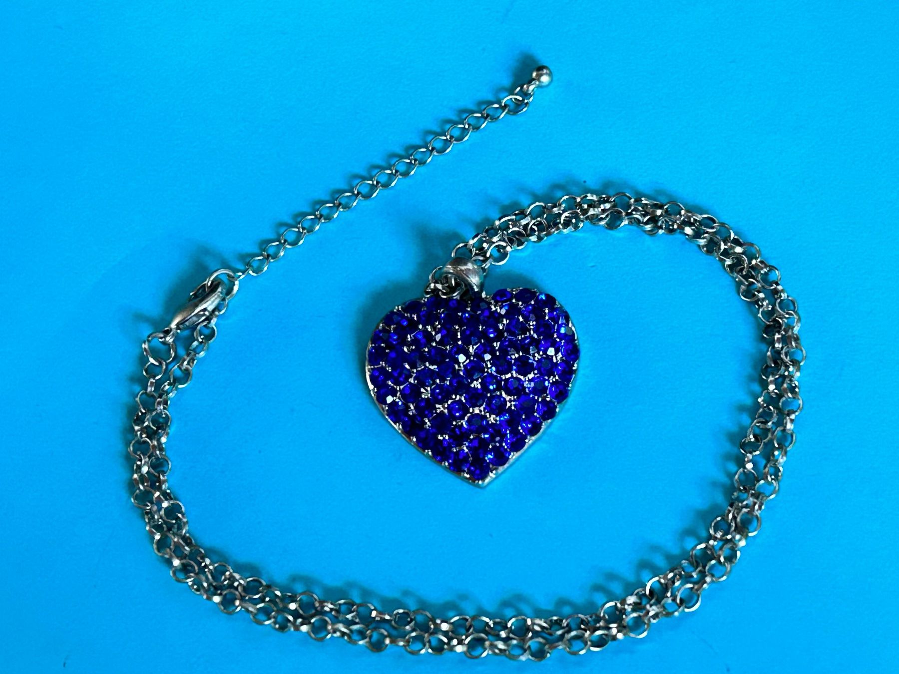 Catenine: Kette Blaues Herz (55cm) – Usato da Laufen venduto da Bellavitaboom 4