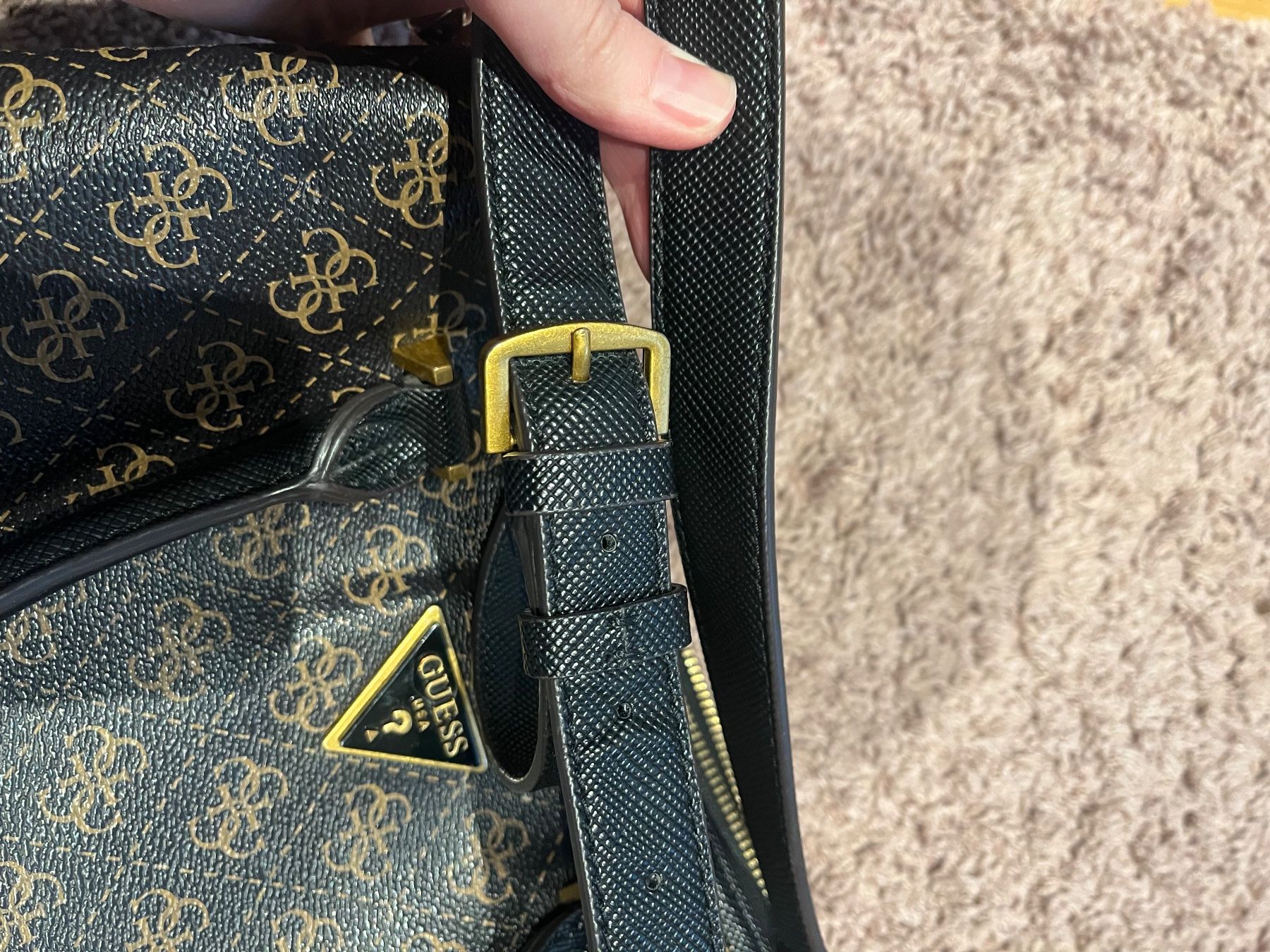 Guess Borse da donna: Guess Handtasche, schwarz/braun! – Nuovo (secondo la descrizione) da Reinach AG venduto da lin_7qfq 7