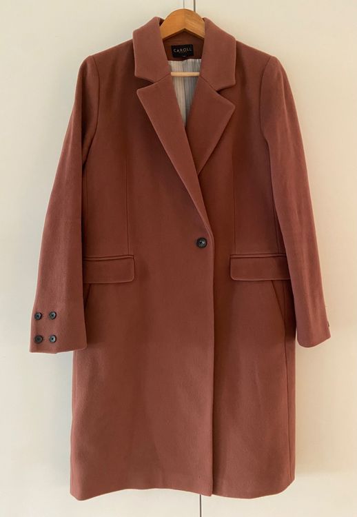 Gilet Femme Caroll Blanc - Taille 42, En Viscose, Occasion Très Bon État