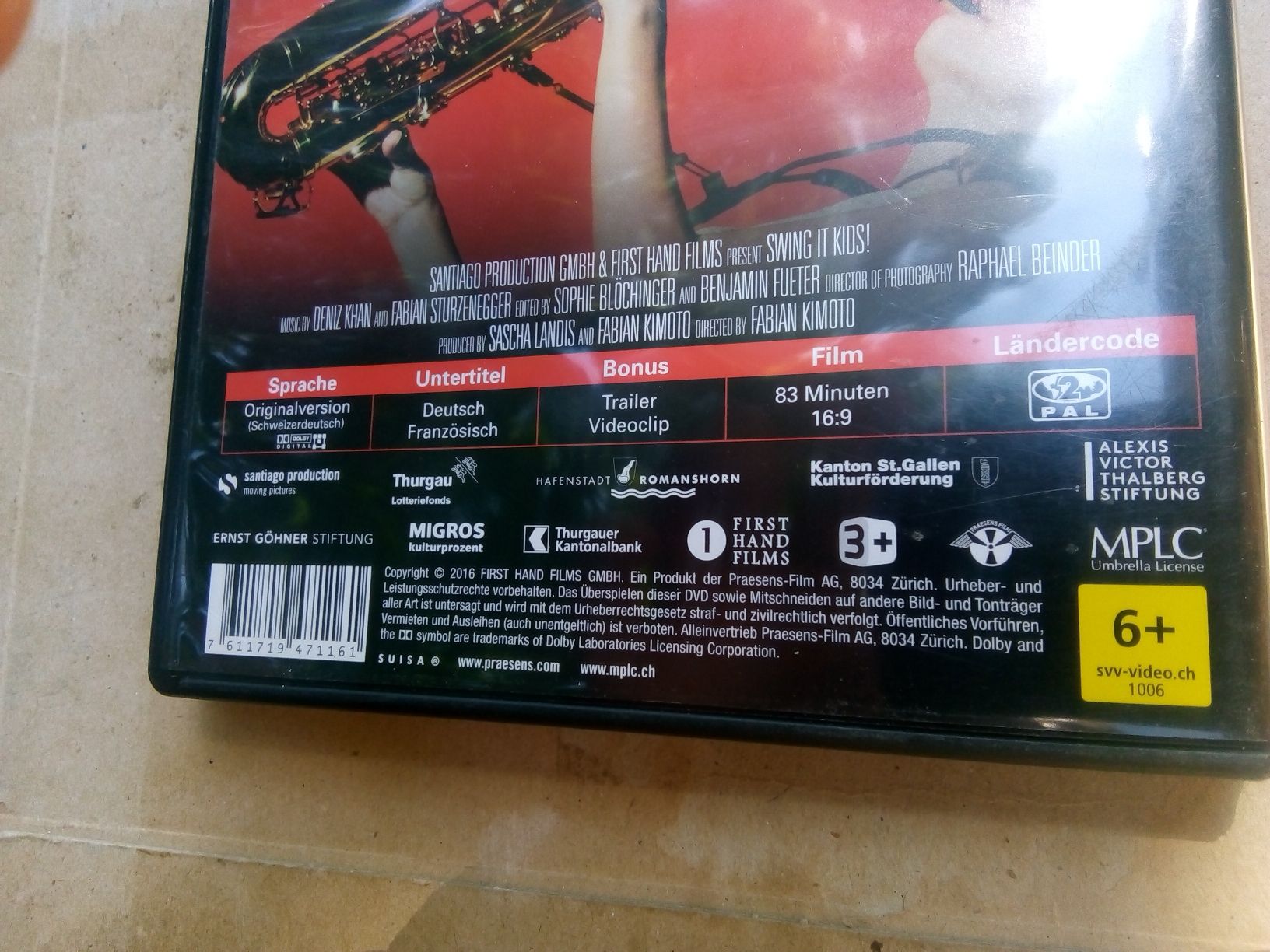 Tutti i DVDs: Swing It Kids (Schweizerdeutsch)  DVD – Usato da St. Gallen venduto da elkapone 3
