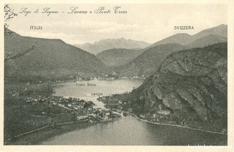 Cartoline postali: Ponte Tresa + 1926 – Usato da Emmenbrücke venduto da teestube