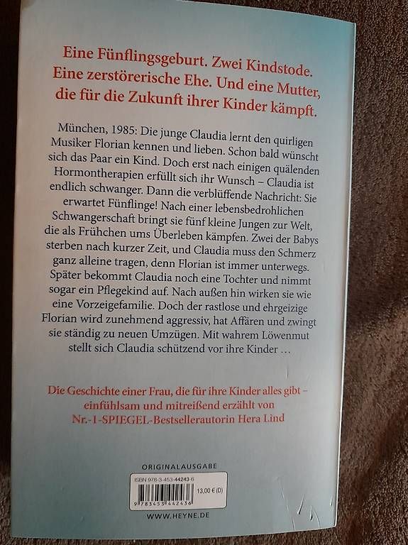 Livres: Die Löwenmutter von Hera Lind – D'occasion à Mamishaus par bemareth 1