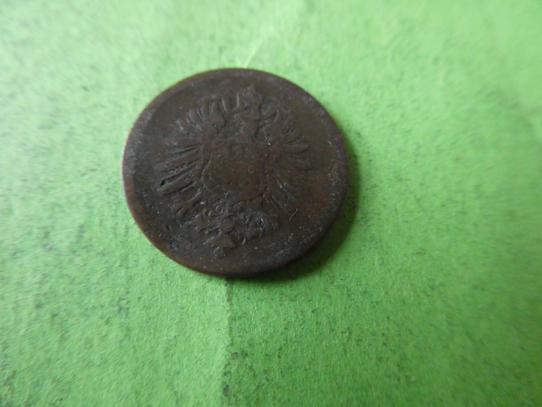 Tutti le monete: Dt. Reich 1874 C, 1 Pfennig – Usato da Hinterforst venduto da Rohusri 1