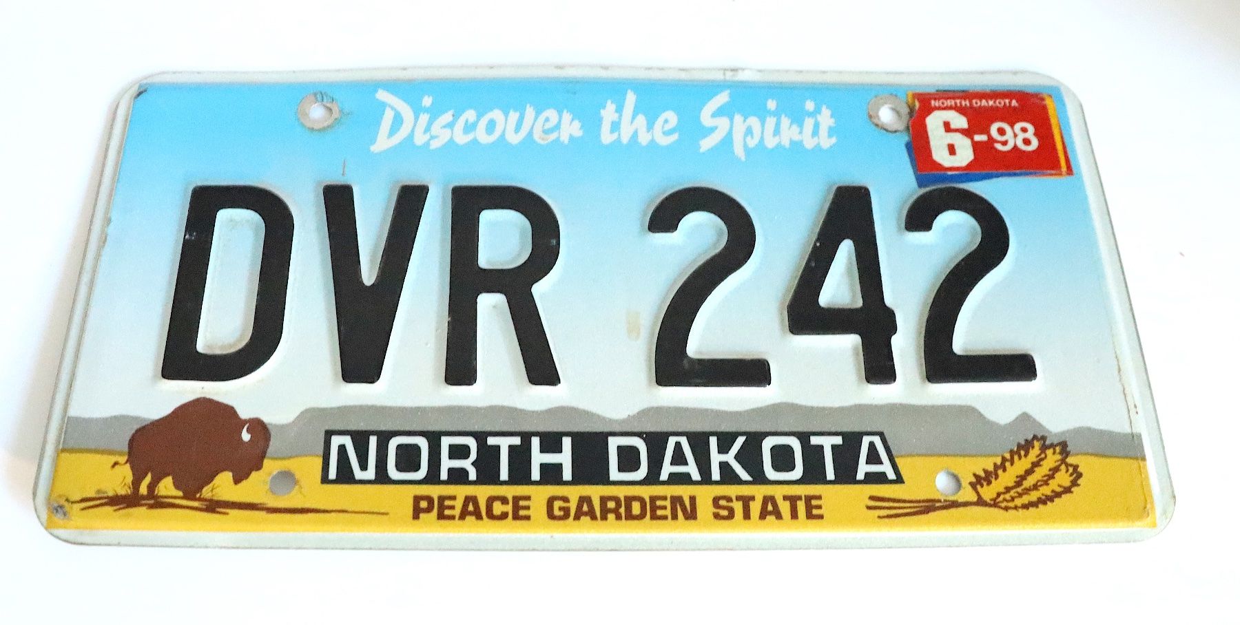 Insegne: AUTO NUMERNSCHILD DER USA NORTH DAKOTA – Usato da Ipsach venduto da Merlux