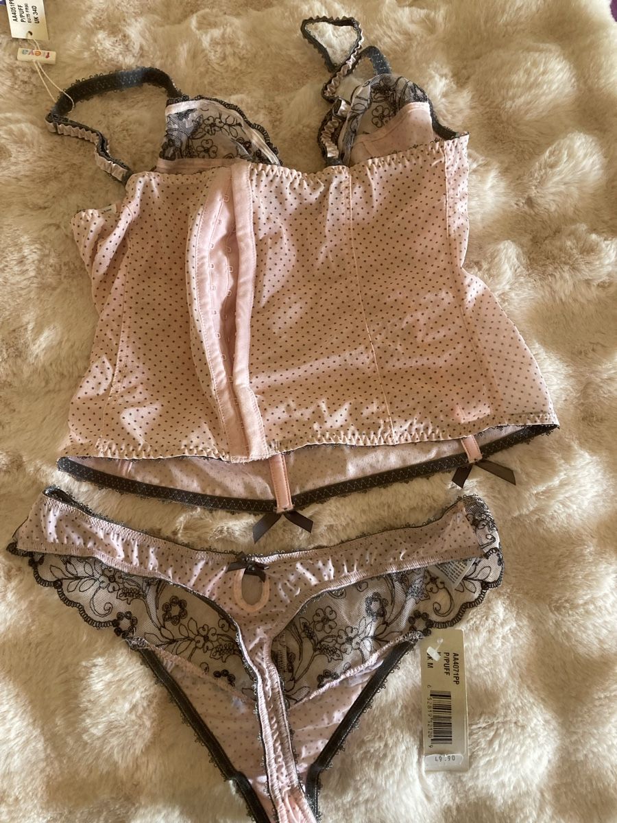 Altra biancheria intima: Korsage und String - neu – Nuovo e nell'imballaggio originale da Bern venduto da Aniba23 1