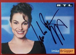 Imke Brügger Autogramm signiert Fotopostkarte 10x15cm