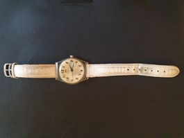 Montre Primex vintage, bracelet blanc