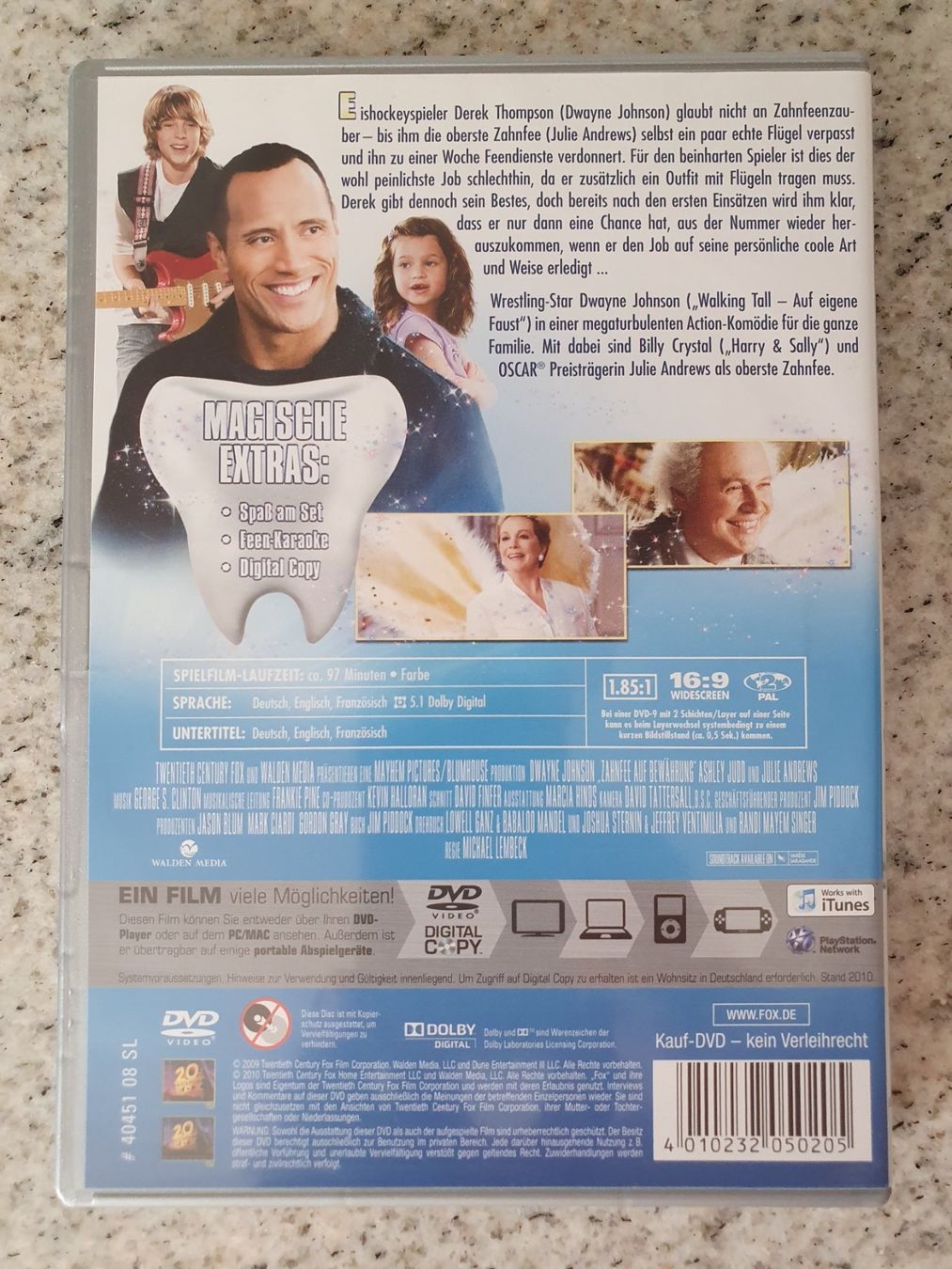 Tutti i DVDs: DVD - Zahnfee auf Bewährung - Dwayne Johnson, Ashley Judd – Usato da St. Margarethen TG venduto da Schachmatt 1