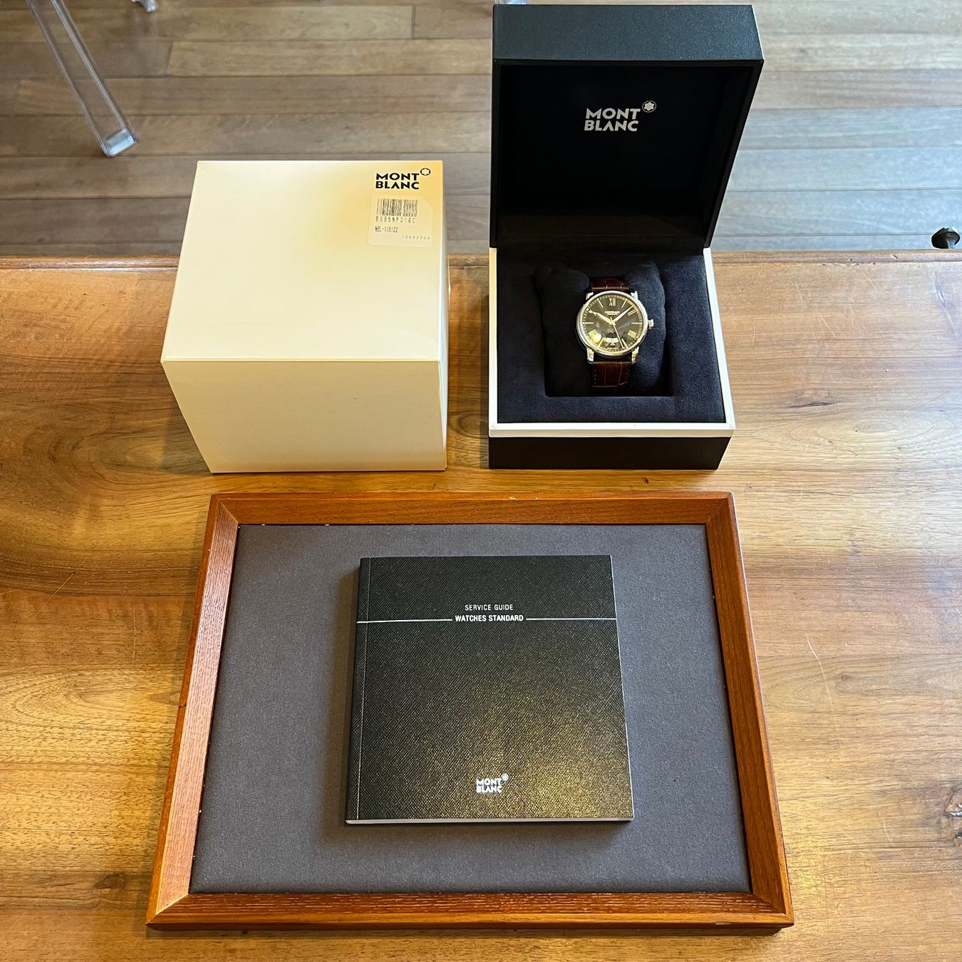 Montblanc Orologi: Montblanc 4810 Automatic Date Full Set 7390 – Usato da Carouge GE venduto da Watchaser 9