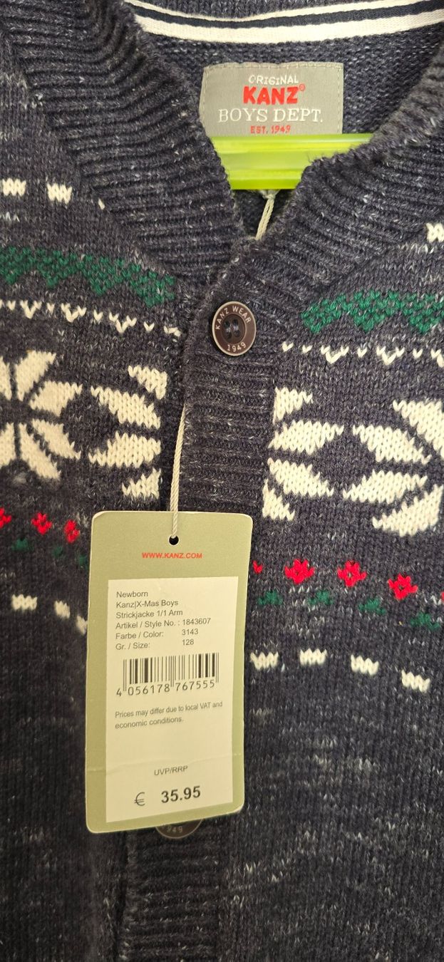 Maglioni & Felpe: Kantz Winter cardigan/pullover Gr. 7-8/128 – Usato da Spreitenbach venduto da Breezyel 2