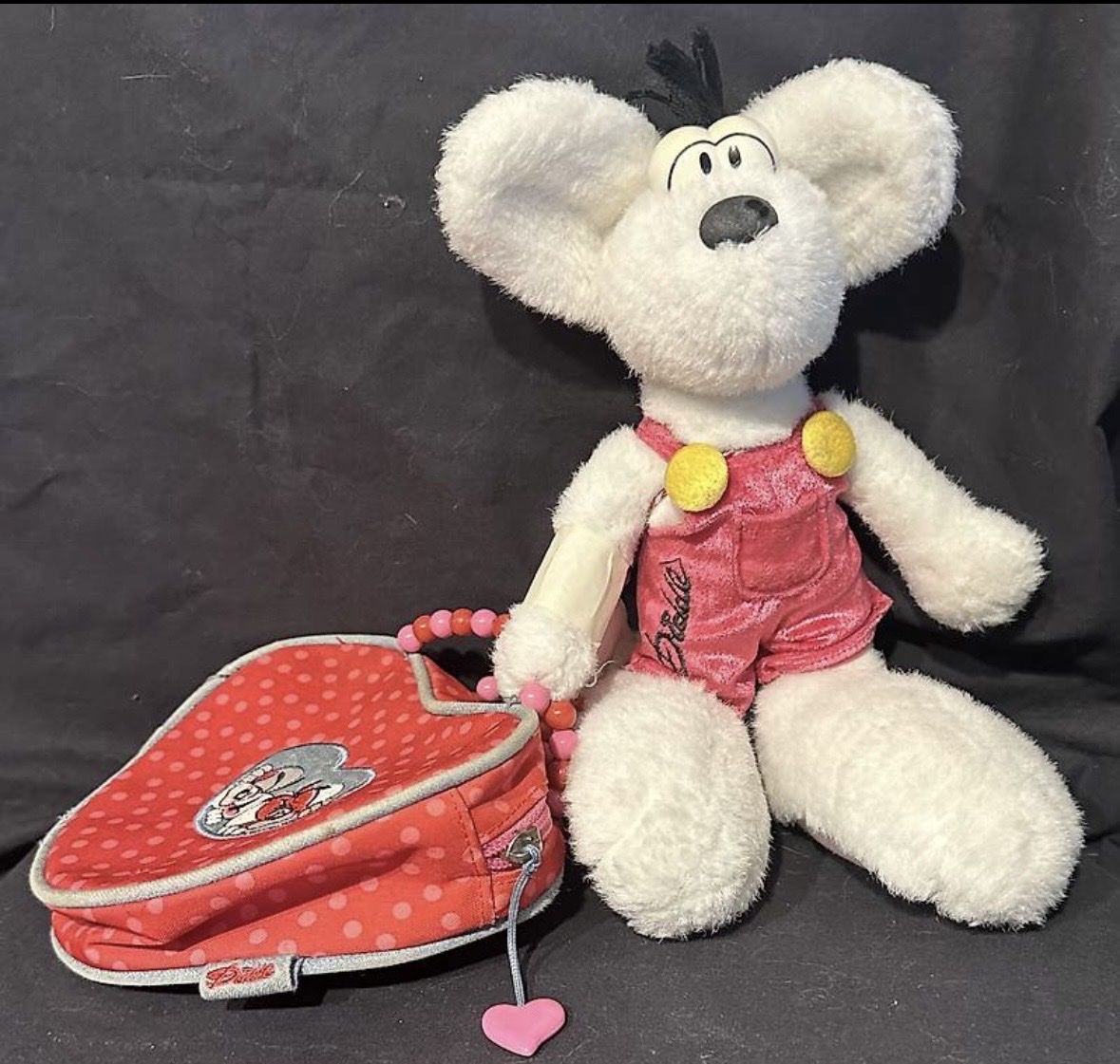 Statuette: Diddle Mouse Figur mit Herz-Tasche – Usato da Benglen venduto da sommer7613 1