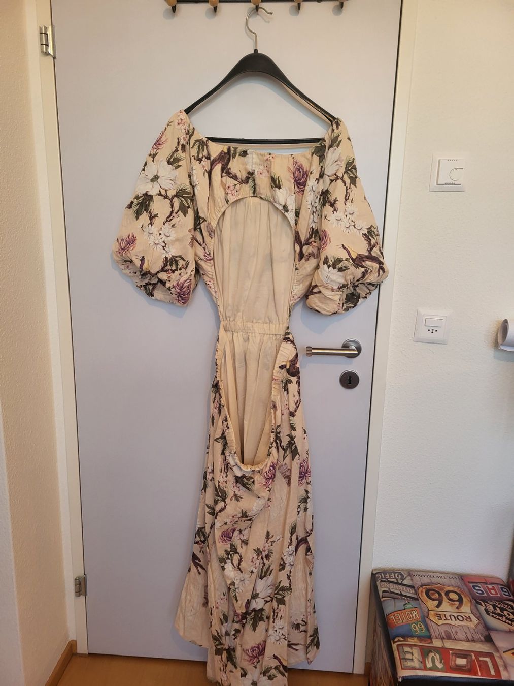 H&M Vestiti: H&M Leinen Maxikleid mit Puffärmeln gr. XL – Usato da Boswil venduto da i12i 3
