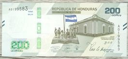 Honduras 200 Lempiras Commemorative UNC _2