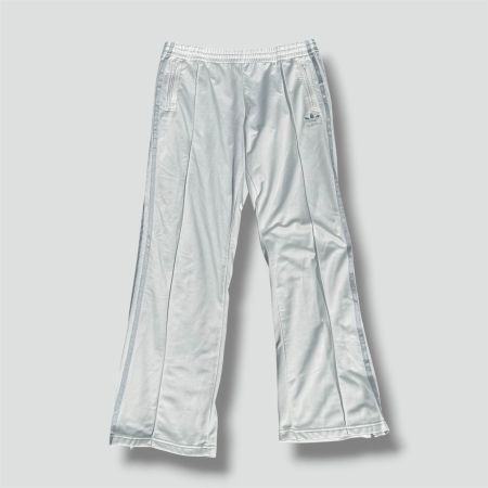 Adidas Firebird y2k white trackpants retro vintage