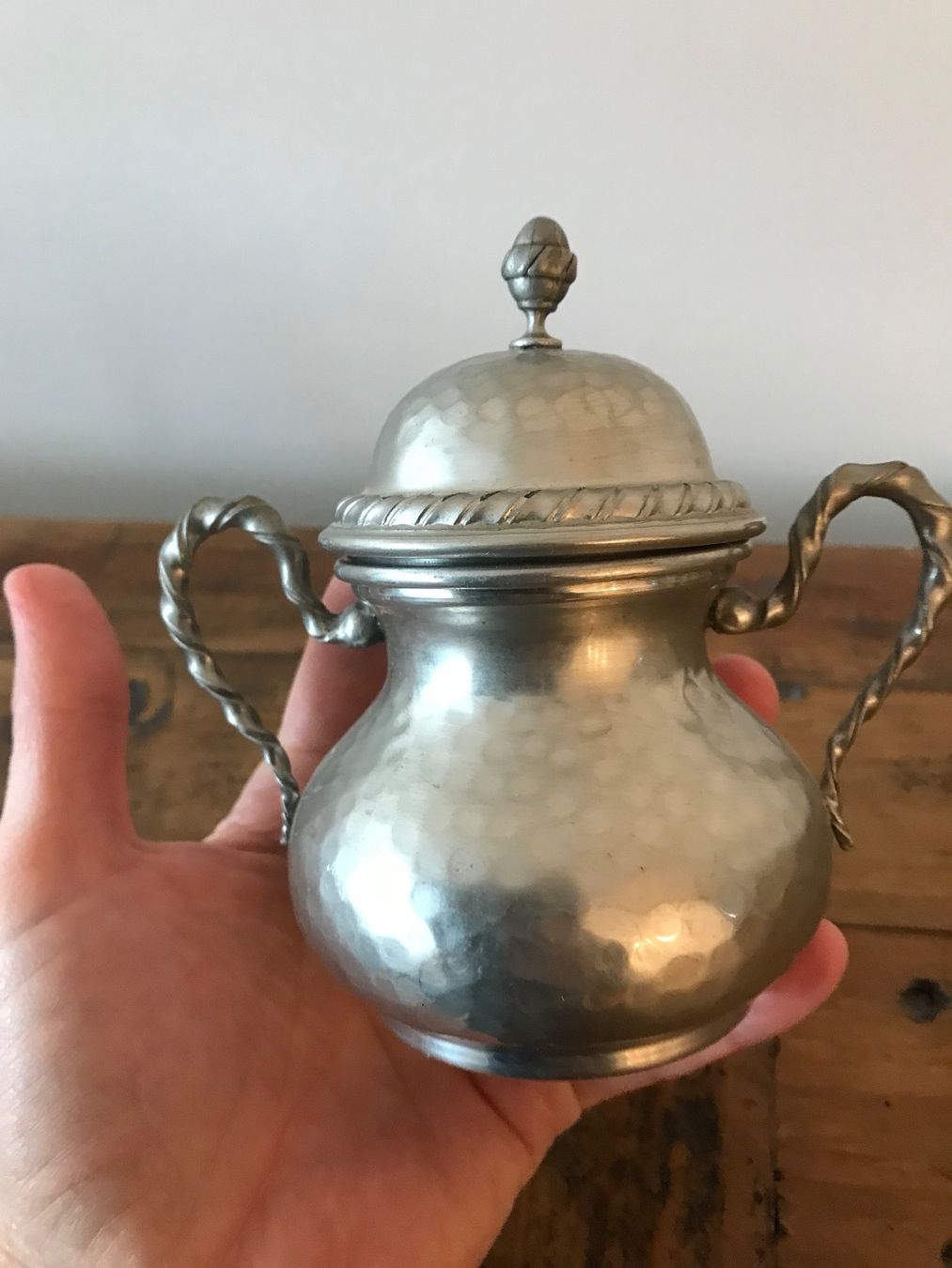 Tutte le decorazioni: Dose handgehämmert Aluminium – Usato da Rapperswil SG venduto da cosiba01 1