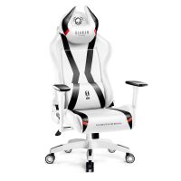 Schreibtischstuhl Gaming XL Diablo X-Horn 2.0 -Weiss-Schwarz
