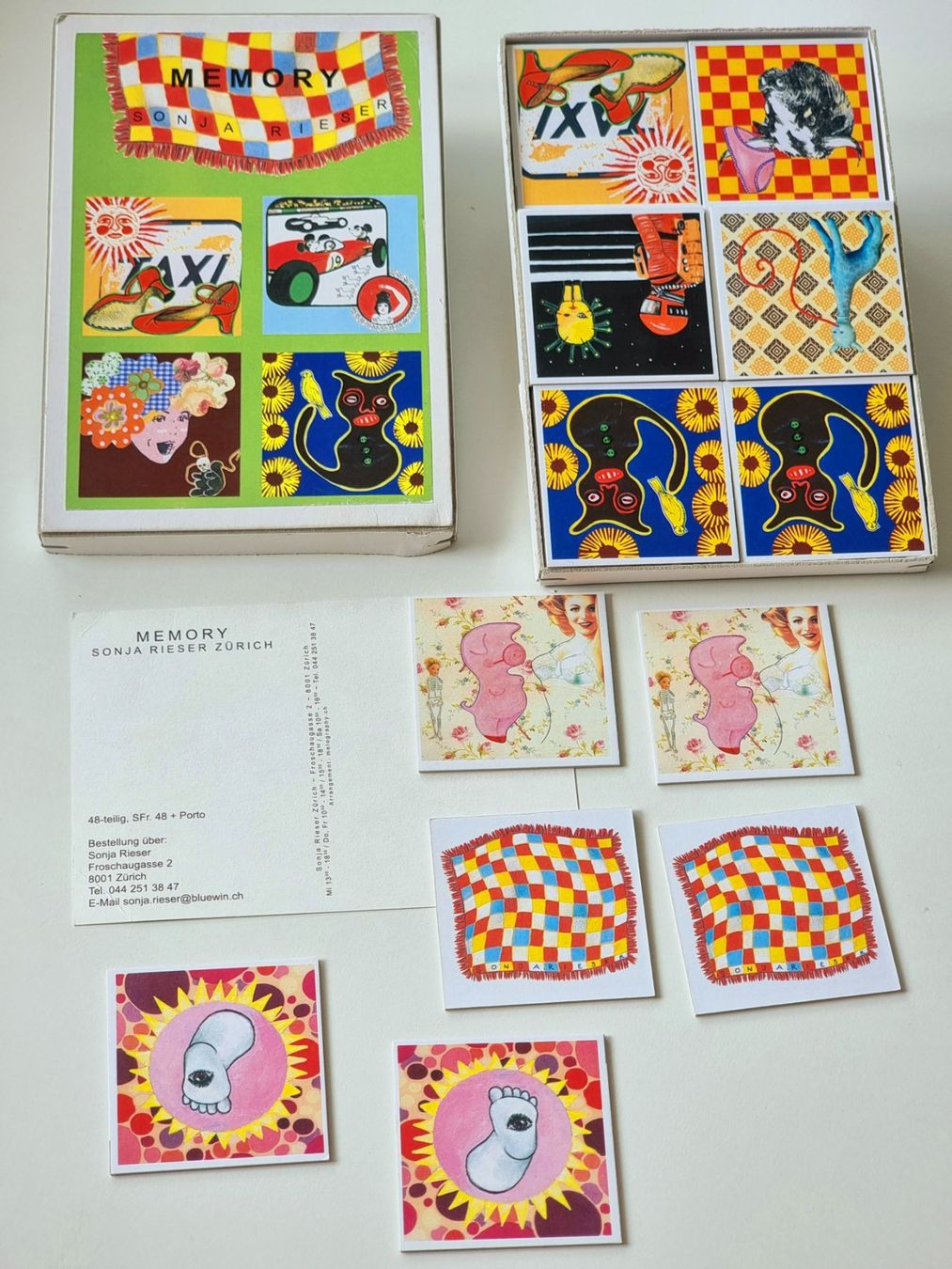 Spiele: CH  KUNST MEMORY v Sonja Rieser - limited edition vergriffen – Neu (gemäss Beschreibung) aus Dürnten von Bachtelrider_ 7