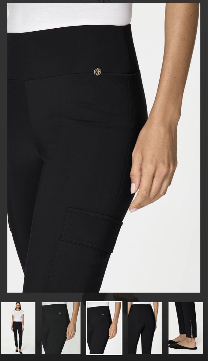 Ina Kess Pantaloni: Ina Kess Travago stretch pants black Gr S – Nuovo (secondo la descrizione) da Binningen venduto da julz3103 4