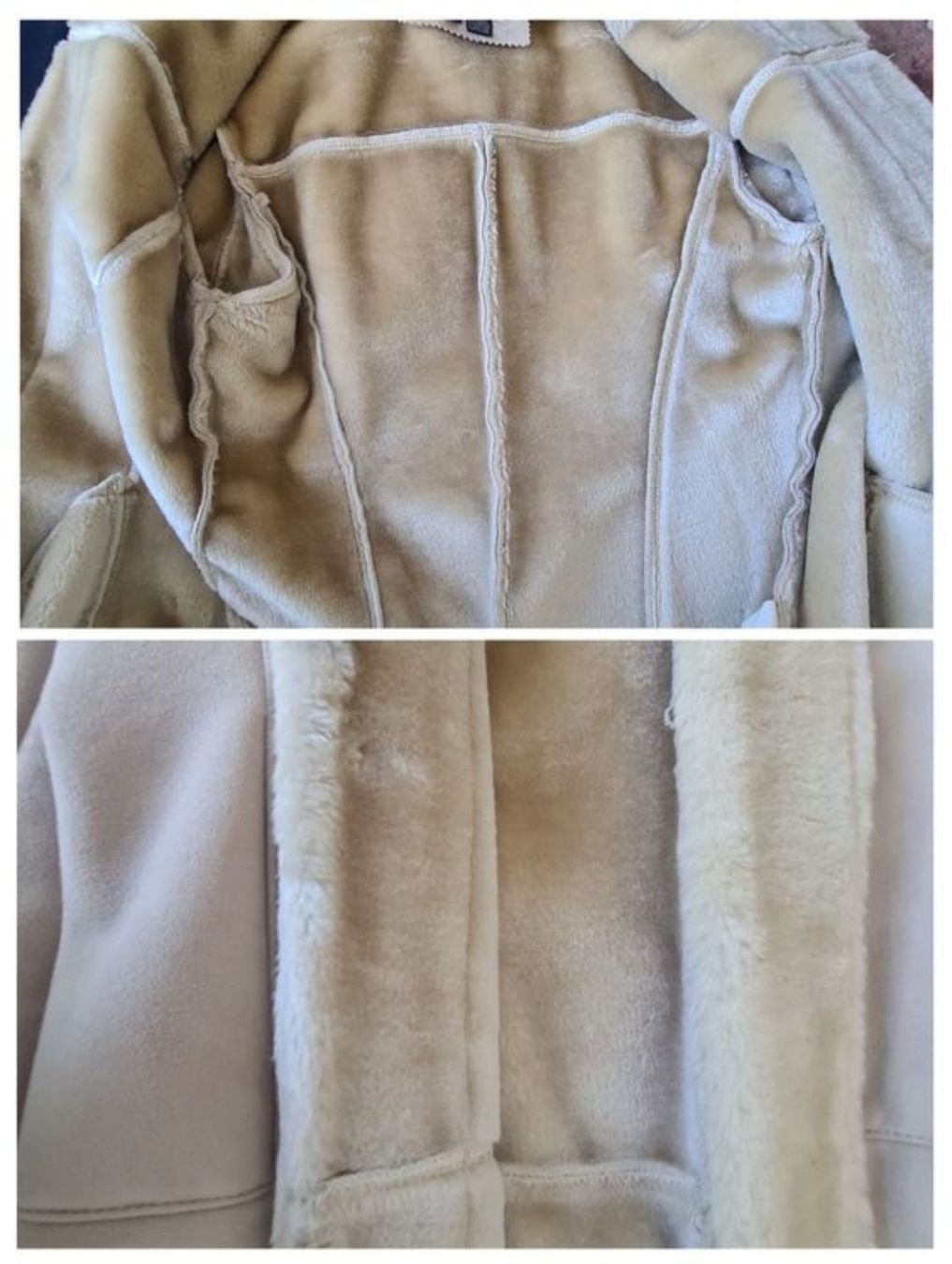 Zara Manteaux: Manteau effet daim beige clair - Taille M – D'occasion à Renens VD par del_t2kx 5