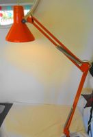 Bürolampe Schreibtischlampe BZ 18 orange 70er Jahre
