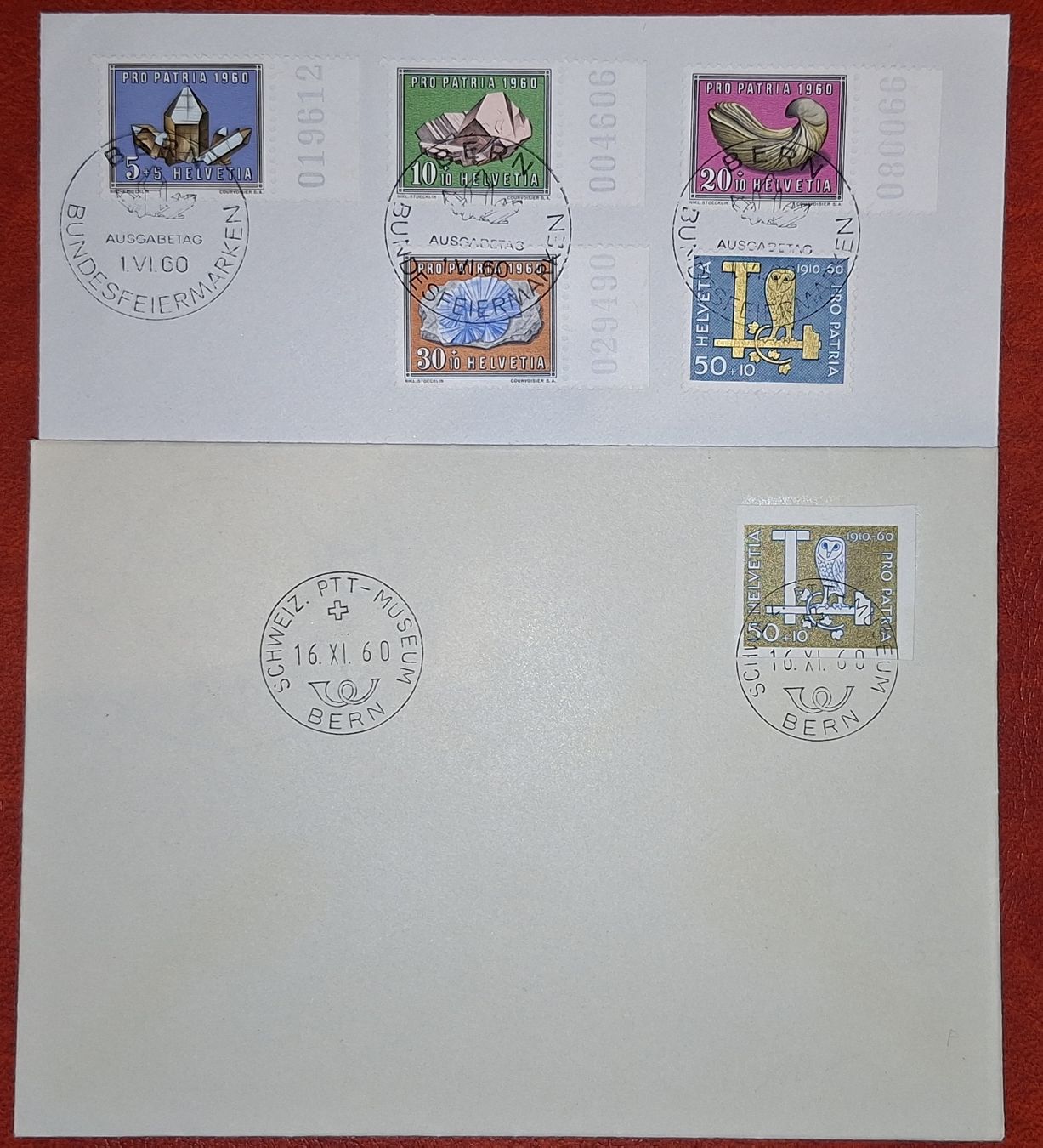 Alle Briefmarken: Pro Patria 1960 Fdc  – Gebraucht aus Balgach von SIMEON27