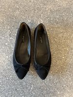 Paul green schwarze Ballerinas aus Echtleder