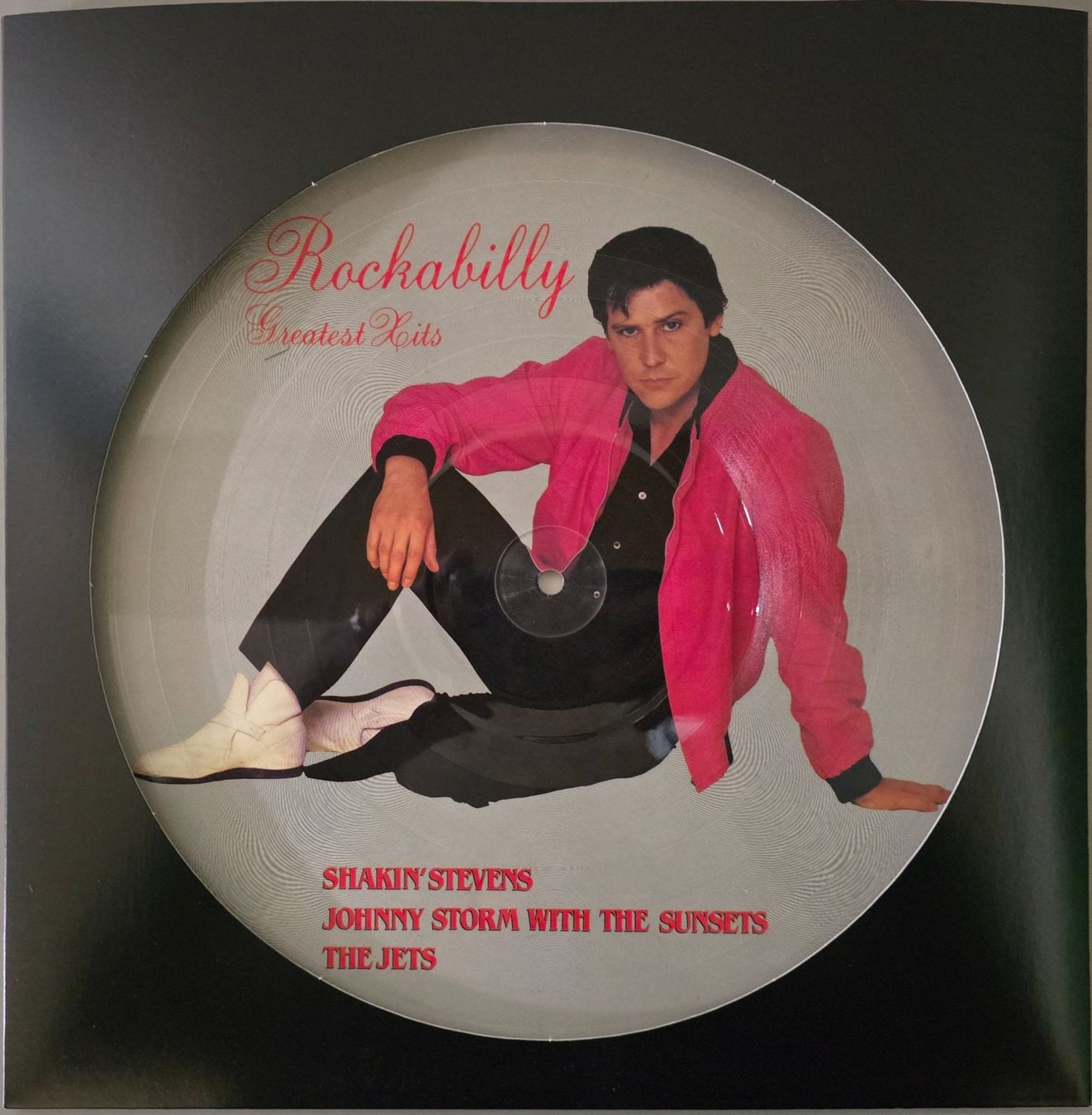 Dischi in vinile: Shakin' Stevens Picture Disc - Rockabilly Greatest Hits – Usato da Root venduto da atelier22