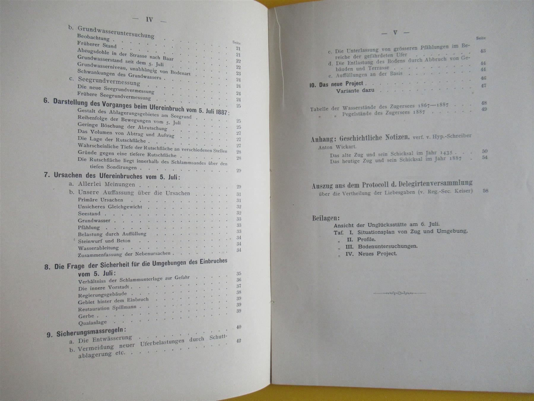 Libri: Die Catastrophe von Zug 5. Juli 1887 – Usato da Adliswil venduto da buch_und_kunst 4