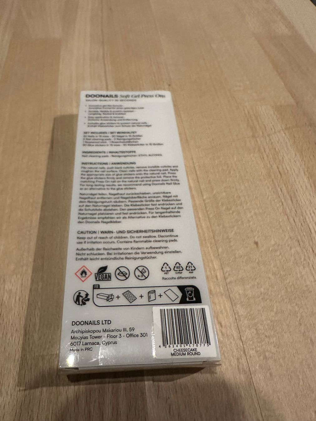 Unghie finte: DOONAILS Soft Gel Press Ons - Cheesecake Medium Round – Nuovo e nell'imballaggio originale da Uetendorf venduto da Taebilein 1