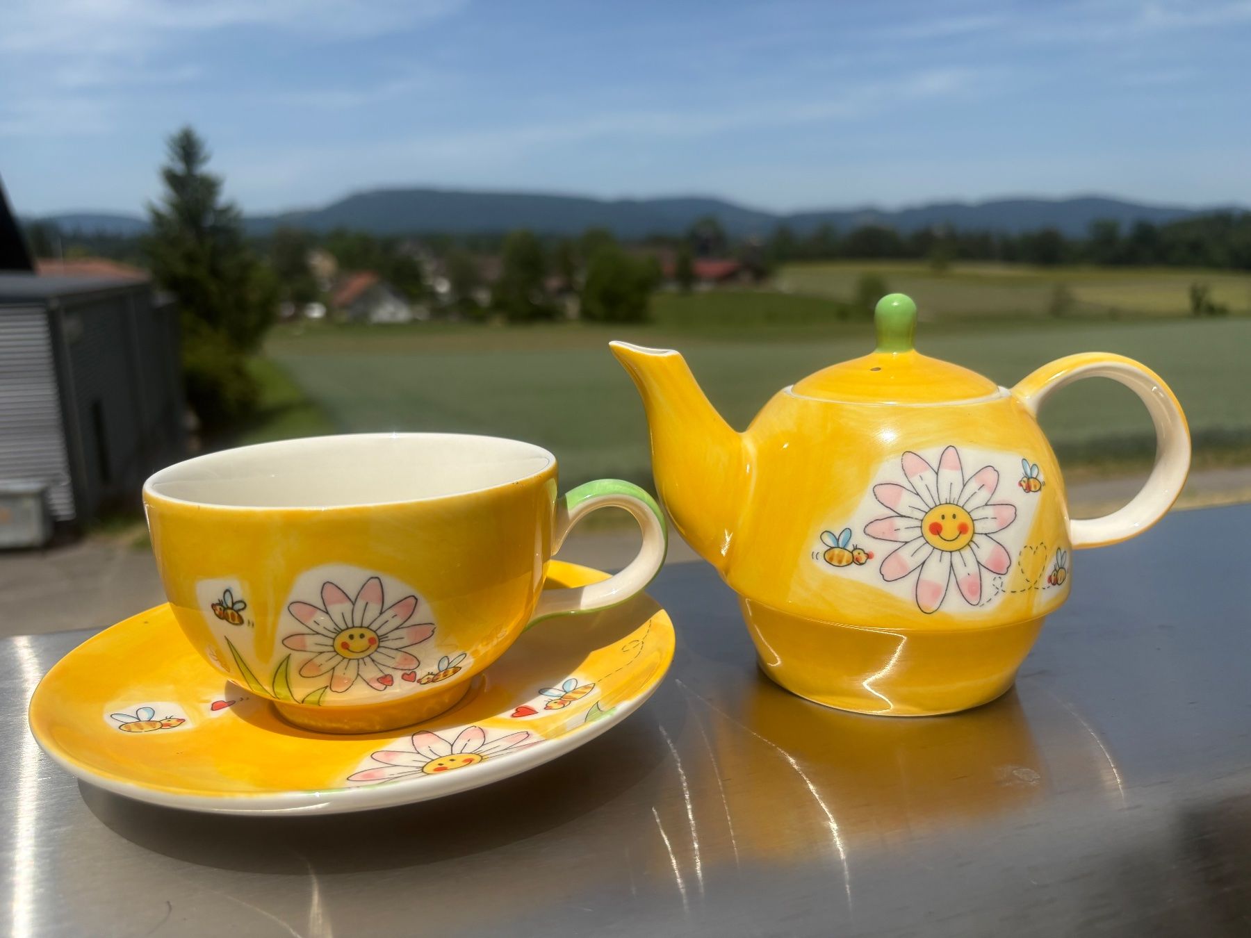Teekannen: Teekanne mit Tasse – Gebraucht aus Aarwangen von kah_79t5 1
