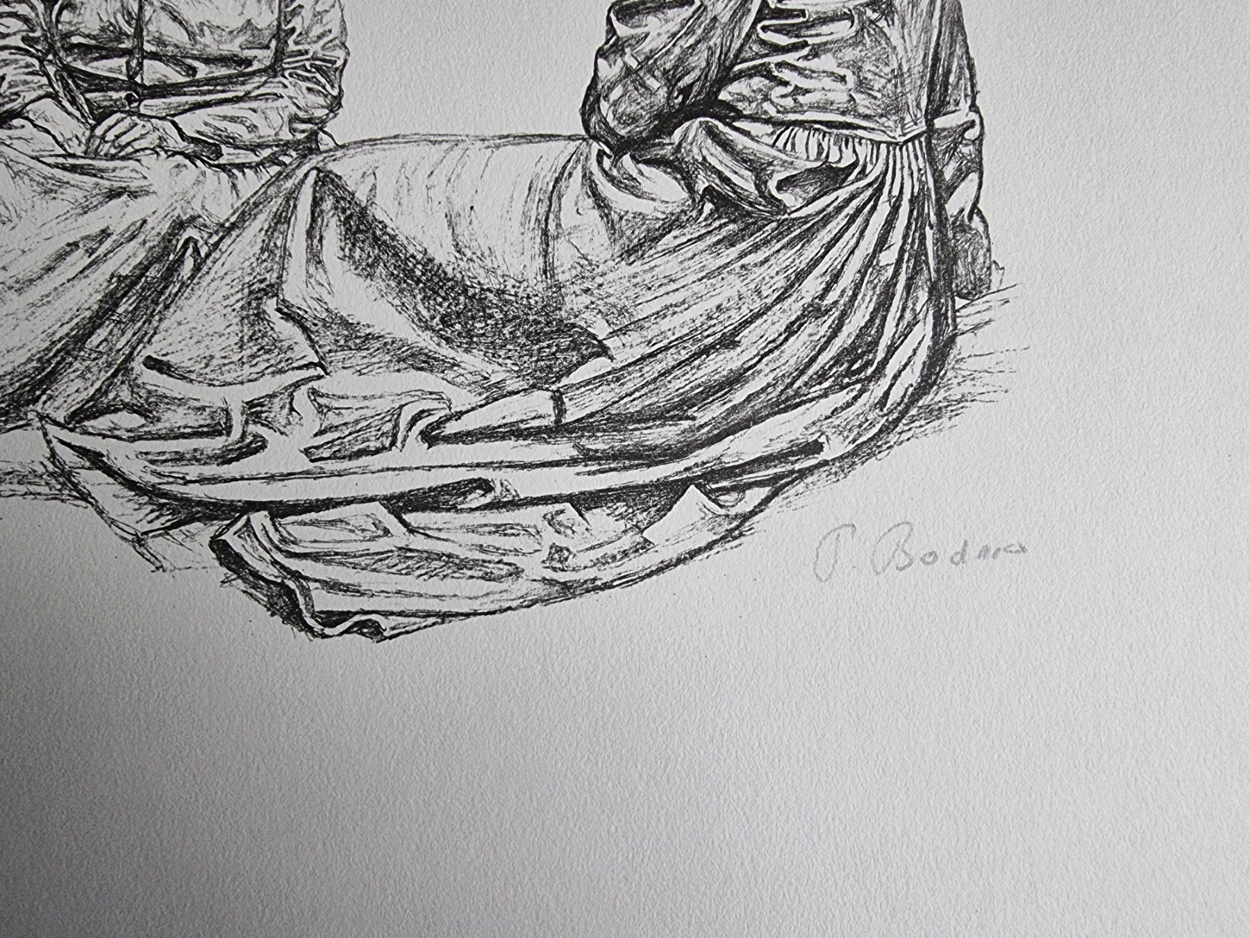 Grafica & Litografie: PAUL BODMER LITHOGRAPHIE SIGNIERT – Usato da Gersau venduto da kunst-online 1