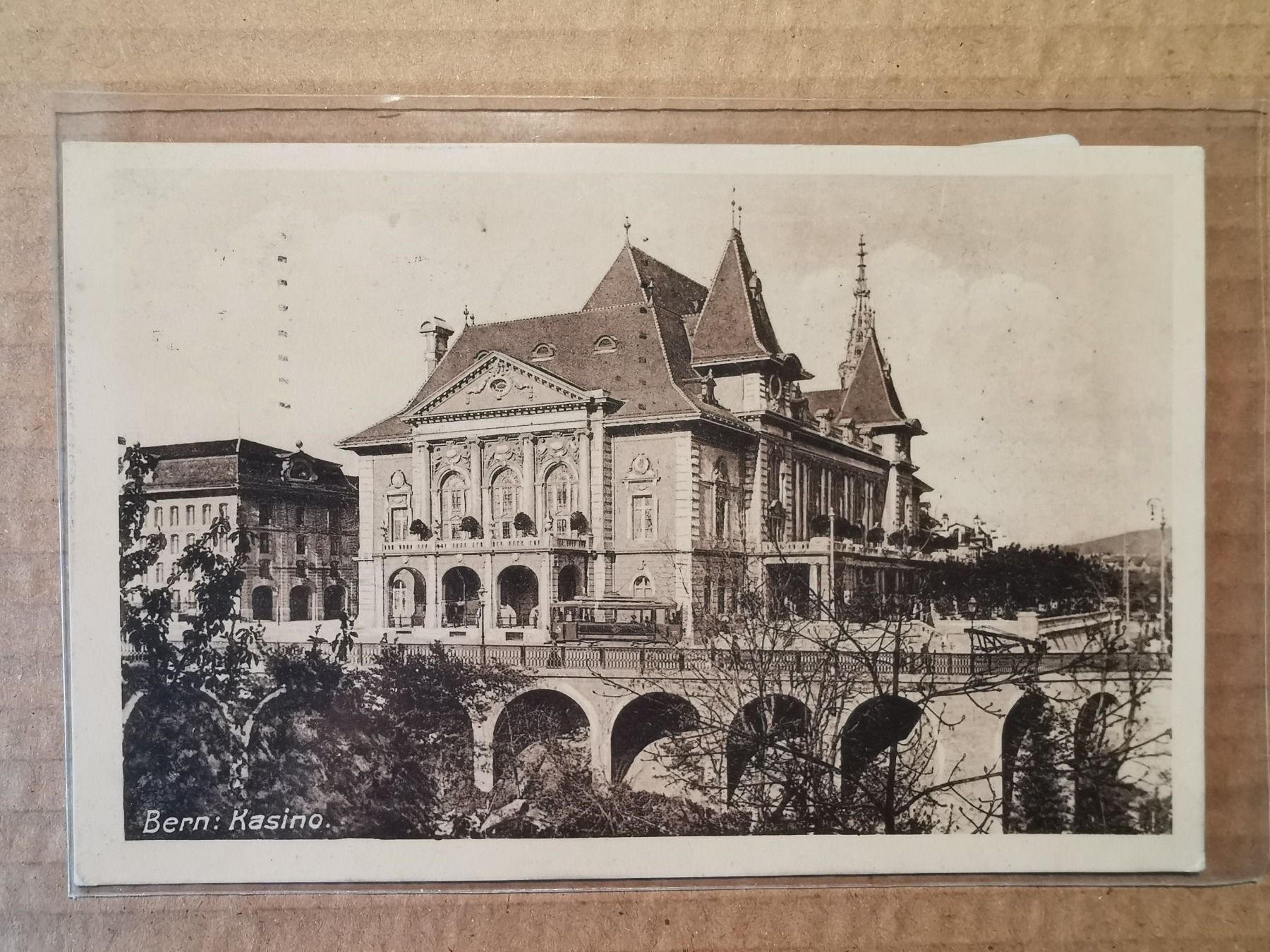 Ansichtskarten: Ancienne CP Bern  - le Casino 1916 – Gebraucht aus Pailly von jme99