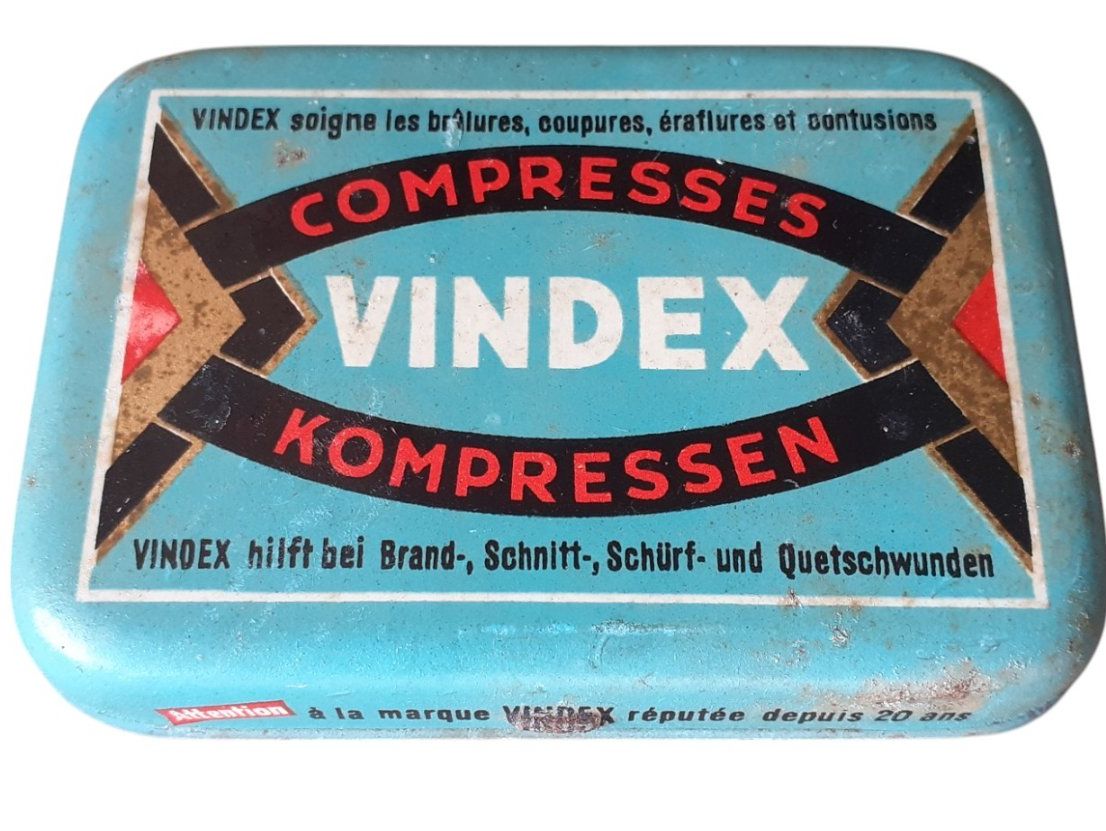 Barattoli: Blechdose antik Vindex – Usato da Mörschwil venduto da wunderkiste44